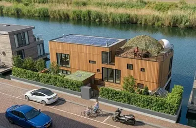 Foto van Moestuinlaan 24, Amsterdam woonboot,