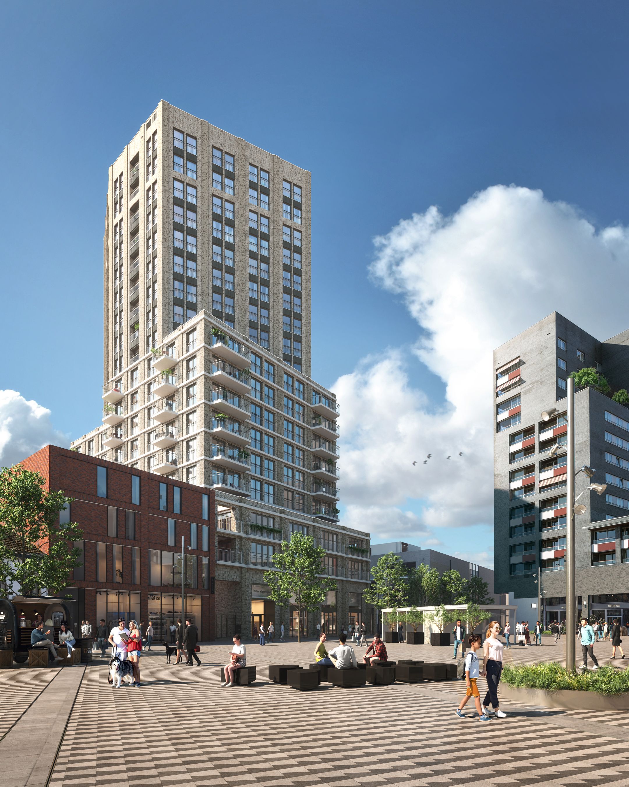 Foto van Pieter Vreedeplein 2048, Tilburg
