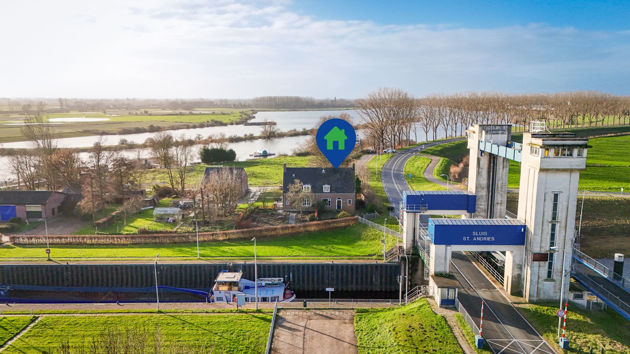 Foto van Sluis Sint Andries 1, Heerewaarden